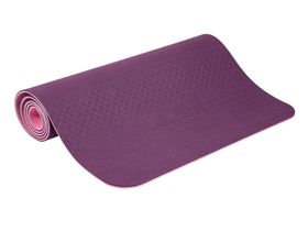 Коврик для йоги и фитнеса PROFI-FIT, 6 мм, ПРОФ (фиолетовый/розовый)