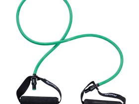 Эспандер трубчатый JAGUAR-SPORT, зеленый, сопротивление 5 кг