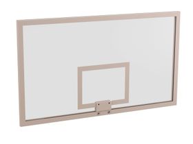 Щит баскетбольный JAGUAR-SPORT игровой 1050х1800 мм, Стекло 10 мм без ударопрочной пленки