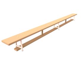 Скамья гимнастическая на металлических ножках 4,0 м JAGUAR-SPORT