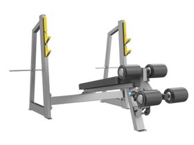 Скамья-стойка для жима под углом вниз DHZ A-3041