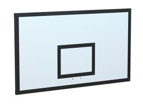 Щит баскетбольный JAGUAR-SPORT игровой (стеклопластик 8 мм, металлокаркас) 1050х1800 мм