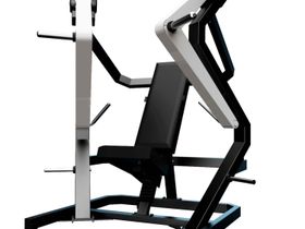 Широкий жим от груди рычаги серые DHZ D910