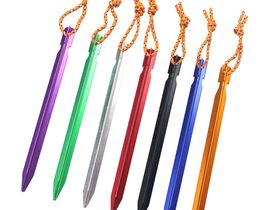 Алюминиевые колышки для Палатки ShineTrip A22018. 18 см. 10 шт (Красный)