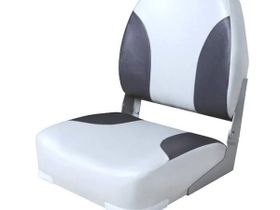 Кресло складное мягкое Classic Low Back Seat (серый/чёрный)