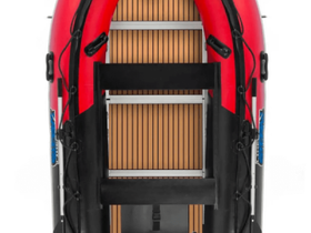 Лодка ПВХ STORMLINE Flexiteek 310 (черно-зеленая/красно-черная)