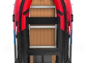 Лодка ПВХ STORMLINE Flexiteek 340 (черно-зеленая/красно-черная)