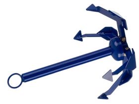 Якорь кошка складной 2,8 кг, синий цвет