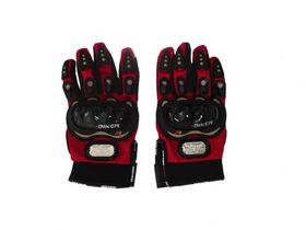 Мотоперчатки красные (разные размеры)