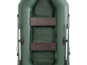 Гребная лодка ПВХ MAGNUM PRO 300 (Зеленая) гребная, с возможностью установки транца (2024)