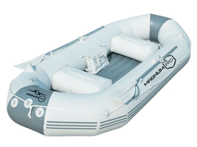 Гребная лодка ПВХ MAGNUM PRO 300 (Серая) гребная, с возможностью установки транца