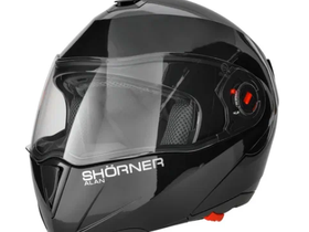 Шлем мото модуляр SHORNER LP961 черный