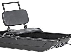 Сиденье деревянное складное с мягкими накладками широкое