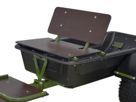 Сиденье складное "КОЙРА" в сани С6 и прицеп грузопассажирский