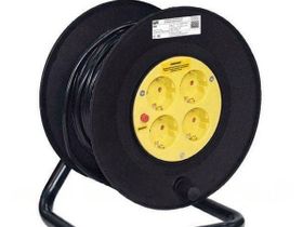 Удлинитель на катушке с 4-мя встроенными розетками на 50 м