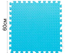 Детский коврик-пазл 62х62х1.2см №8 (ГОЛУБОЙ)