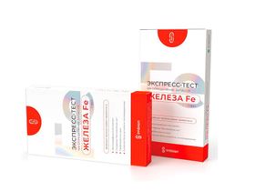 Экспресс-тест для полуколичественного иммунохроматографического определения ферритина в сыворотке, плазме и цельной венозной и капиллярной крови "Ферритин-ИМБИАН-ИХА", 1 тест/комплект, Россия (ООО "Имбиан") iWR-004/1.1
