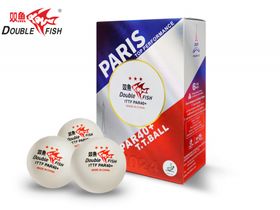 Мячи для настольного тенниса Double Fish PAR40+ 3*** (paris(6 шт/упак.) р-р.40+