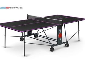 Теннисный стол Start line Compact LX Black с сеткой