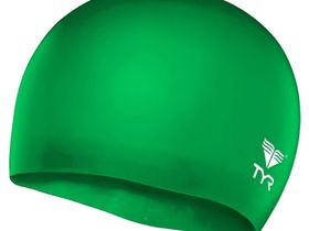 Шапочка для плавания TYR Wrinkle Free Junior Silicone Cap, подростковая, 10-16 лет
