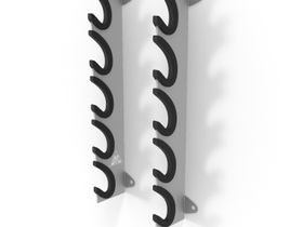 Настенная стойка для хранения грифов DFC D101027 (комплект из 2 шт)