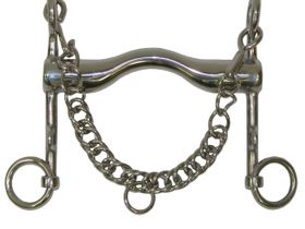 Мундштук 5076-125 мягкий с цепочкой т21мм\60мм