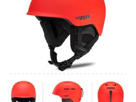 Шлем для лыж и сноуборда BATFOX BF-LA075-236 (Красный)