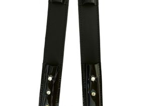 Подшпорники 922004 Norto кожа/стразы, пара (черн)V