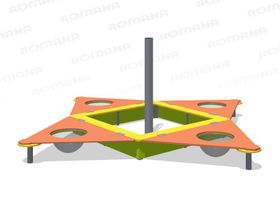 Песочница с крышкой для детской площадки "Люк"