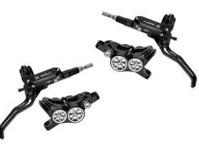 Гидравлические тормозa Lewis AE. Четырёхпоршневые (оранжевый)