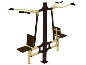 Уличный тренажер Вертикальная тяга двойная YT6