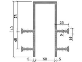 Гидрошпонка "Аквастоп" ДЗ-140/50-4/35 ПВХ
