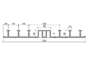 Гидрошпонка "Аквастоп" ДО-320/50-6/30 ПВХ