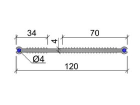 Гидрошпонка "Аквастоп" давление воды до 0,6 МПа ХВН-120 (2х4) ПВХ