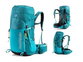 Туристический рюкзак Naturehike NH18Y045-Q на 45 литров (голубой)