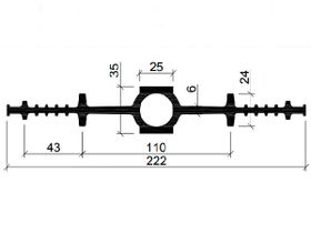 Гидрошпонка "Аквастоп" ДВ-220/25 ПВХ