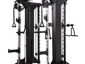 Мультикомплекс на базе машины Смита с кроссовером с двумя весовыми стеками по 90,5 кг