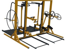 Комплекс с уличными тренажерами УТИ3 YTR004+ ИНВА