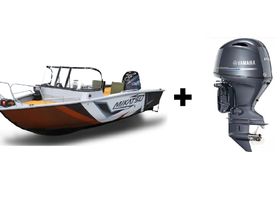 Комплект Алюминиевая лодка (катер) Mikatsu (Микатсу) 570 (Z43) Sport + мотор Yamaha F115BETL