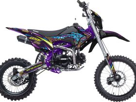 Мотоцикл BSE MX 125 17/14 Purple Dragon PITBIKE