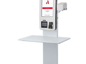 Касса самообслуживания АТОЛ КСО 3245 (24", J6412, SSD, 8/128GB), без Wi-Fi, без ОС, Mindeo, Ind., Кр. пин-пад, Кр. ФР.