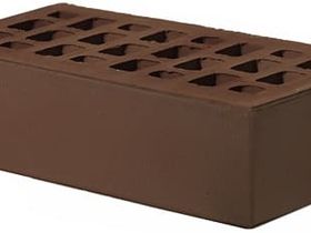 Кирпич Томск Дарк Флэш, Одинарный 250х120х65 мм