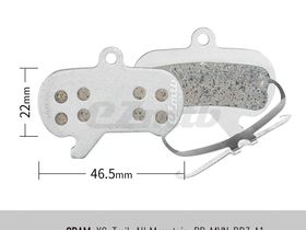 Тормозные колодки EZmtb BP1059 SRAM MAVEN для дисковых тормозов. Кевлар-Керамика