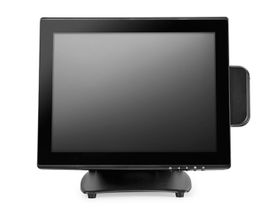 POS-монитор сенсорный 15" АТОЛ TM15, P-CAP, без рамки, ридер МК, HDMI+VGA, складная подставка, встроенные динамики, черный