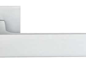 MH-54-S6  SSC (супер мат хром) "Mira" Ручка дверная на квадр.розетке 6мм  "Morelli"