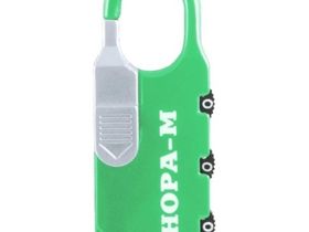 Навесной замок кодовый 605 (зеленый)