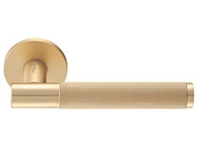 MH-57-R6T MSG, ручка дверная "AZRIELI" на круглой розетке 6 мм, цвет -  ОПТИМИЗАЦИЯ