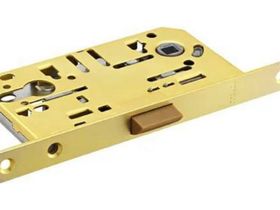 1885P-MSG защелка под цилиндр бесшумная ( мат.сатинированное золото) 1/5 "Morelli"