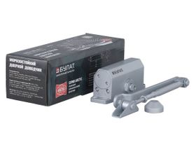 БУЛАТ Доводчик дверной ARCTIC ДД 501/3 A-S (25-85 кг) серебро, морозостойкий (10)