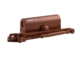 Доводчик дверной Нора-М Lonex 330 (от 50 до 120 кг) коричневый морозостойкий